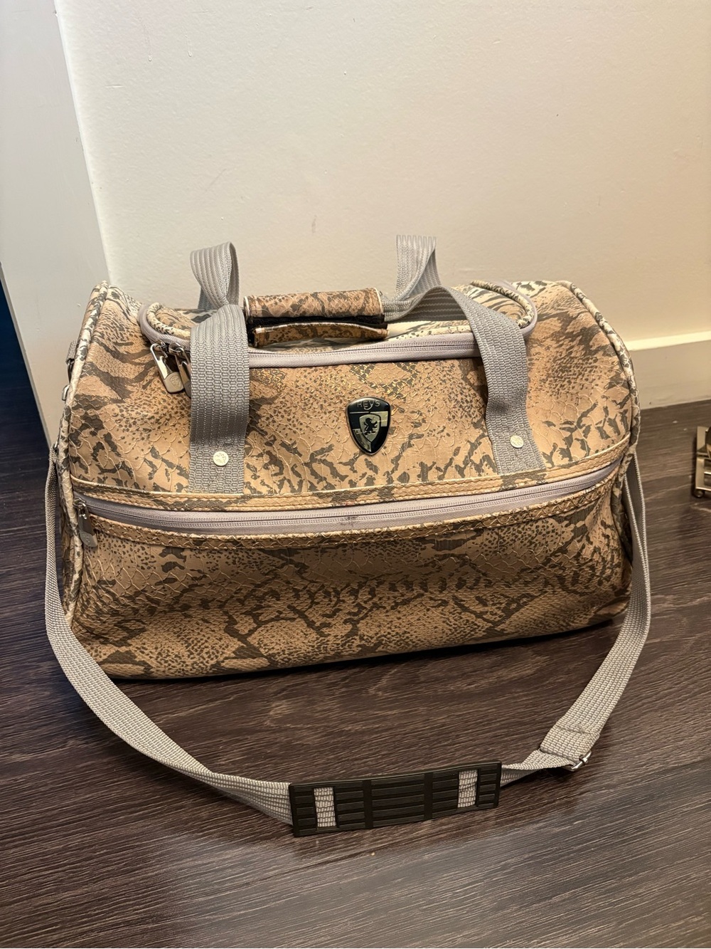 Heys snakeskin travel duffle bag